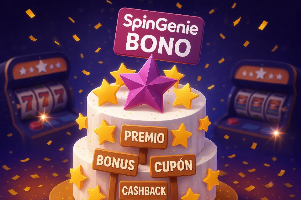 Pastel de torta blanca con Vale, promociones, cupones de SpinGenie bono