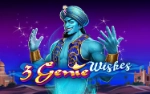 genio azul del juego: 3 Genie Wishes slot